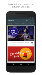 Screenshot 2 Spreaker Podcast Player - Escucha podcasts gratis android