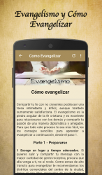 Screenshot 5 Evangelismo y Como Evangelizar android