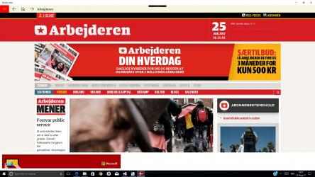 Screenshot 1 Danish news windows