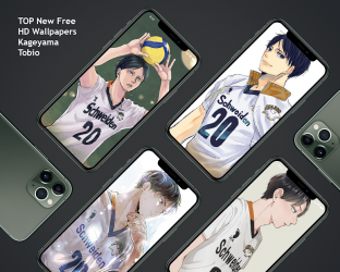 Captura de Pantalla 12 Kageyama Tobio Wallpaper Volleyball Anime Haikyu android