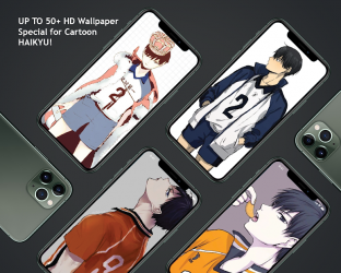 Captura de Pantalla 13 Kageyama Tobio Wallpaper Volleyball Anime Haikyu android