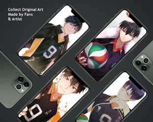 Captura de Pantalla 4 Kageyama Tobio Wallpaper Volleyball Anime Haikyu android