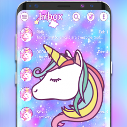 Captura 1 Tema Pink Sms Messenger android