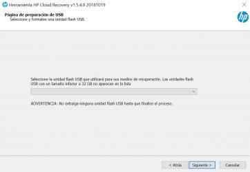 Screenshot 3 HP Cloud Recovery Tool windows