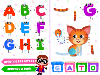 Captura 10 ABC Juegos educativos para niños! Aprender a leer! android