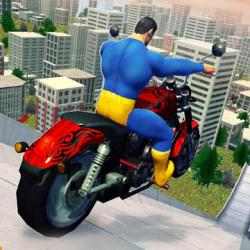 Captura de Pantalla 1 Super Héroe Mega Rampa - Carreras y Saltos de Moto android