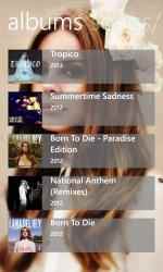 Screenshot 2 Lana Del Rey Music windows