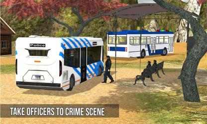 Screenshot 7 Police Bus Offroad Driver - Hill Climb Transport windows