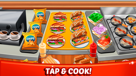 Captura de Pantalla 9 Comida Fever - Juegos de cocina y restaurante android