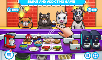 Screenshot 2 Kitty Kate Cooking Restaurant android