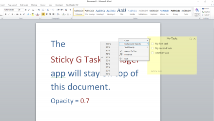 Captura de Pantalla 3 Sticky gTasks - Task Manager windows
