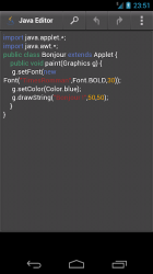 Screenshot 3 Java Editor android