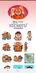 Screenshot 10 Stickers de Pixar: Red android