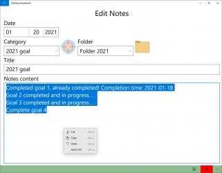 Captura de Pantalla 4 My Private Diary Notebook - Private notes, group management note content, password note diary. windows