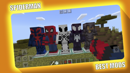 Capture 10 SpiderMan Mod for Minecraft PE - MCPE android