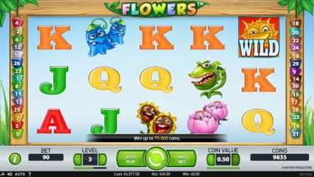 Screenshot 1 Flowers Slot Game windows