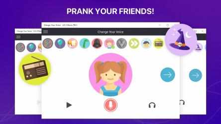 Screenshot 1 Funny Voice Maker - Record sound pranks and ringtones for messengers to laugh with friends windows