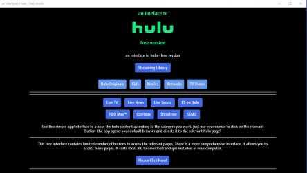 Imágen 9 an interface to hulu - free version windows