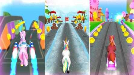 Captura 5 Juego Carreras Unicornio 2021 - Running y Aventura android