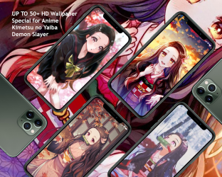 Screenshot 3 Nezuko Kamado HD Wallpaper of KNY Anime Collection android