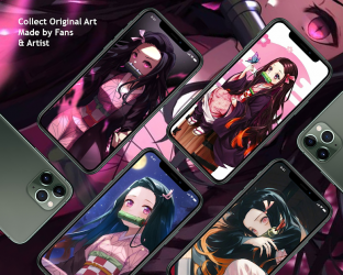 Captura de Pantalla 14 Nezuko Kamado HD Wallpaper of KNY Anime Collection android