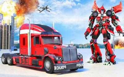 Screenshot 7 Indian Police Robot Transform Truck android
