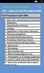 Screenshot 2 CPC - Code of Civil Procedure India windows