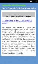 Captura 1 CPC - Code of Civil Procedure India windows