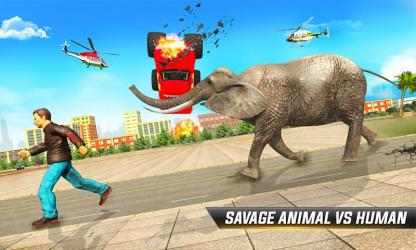 Screenshot 4 Elephant Animal City Rampage android