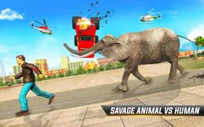 Screenshot 10 Elephant Animal City Rampage android