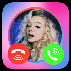 Screenshot 1 Zoe Laverne Call You: Fake Video Call android