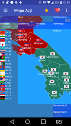 Screenshot 2 Mapa Azji Free android