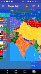 Screenshot 4 Mapa Azji Free android