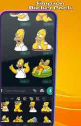 Screenshot 5 WASticker Simpson Pack 2020 android