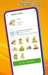 Screenshot 4 WASticker Simpson Pack 2020 android