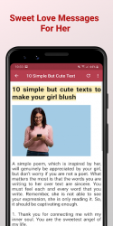 Capture 5 Texts To Make Her Smile android