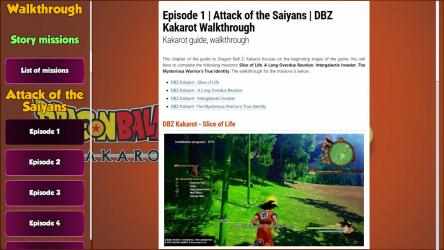 Capture 12 Dragon Ball Z Kakarot Unofficial Game Guide windows