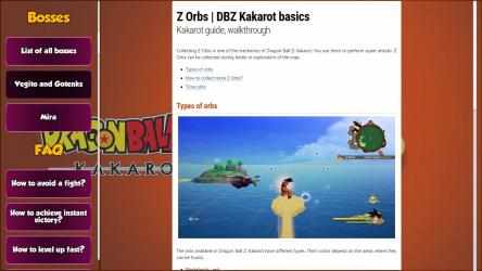 Captura 8 Dragon Ball Z Kakarot Unofficial Game Guide windows