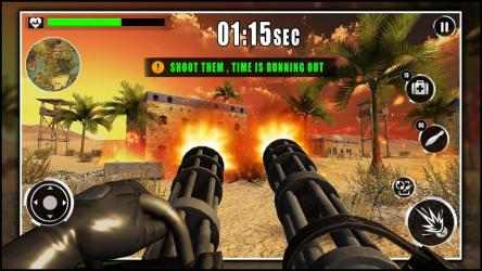 Captura 9 simulación de arma: pistola Juegos de disparos android