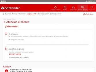 Screenshot 13 Santander Tablet Empresas android