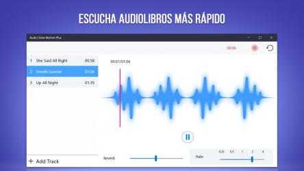 Screenshot 3 Audio Slow Motion - Reproductor de Musica y Editor de Audio: cambia tonos de sonidos en canciones, clips o ringtones windows