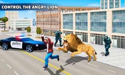 Capture 3 león enojado ataque ciudad juegos animales salvaje android
