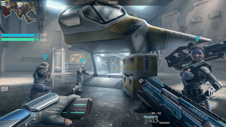 Screenshot 3 Infinity Ops: Online FPS Cyberpunk Shooter android