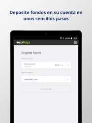 Captura 8 ecoPayz - Servicios de pagos seguros android