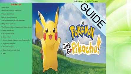 Captura de Pantalla 4 Pokemon Let's Go Guides windows