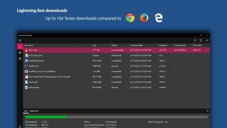 Captura de Pantalla 1 iDownload Manager (iDM) - High speed file downloader windows