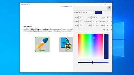 Screenshot 4 Free Color Picker: color picker from screen, html color picker, hex color picker windows
