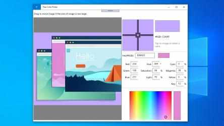 Capture 2 Free Color Picker: color picker from screen, html color picker, hex color picker windows