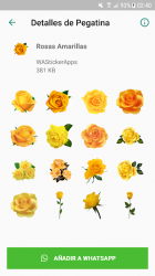 Imágen 4 Rosas Pegatinas - WAStickerApps android