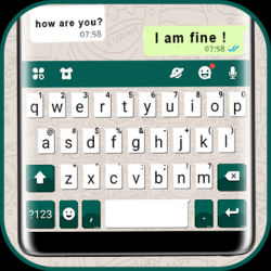 Capture 1 Sms Chatting New Tema de teclado android